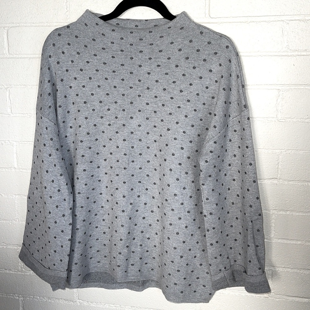 🦋3/40 HAGGAR Mock Neck Sweater (L)